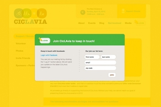 Ludlow Kingsley | Work | CicLaVia #interactive #interface #webdesign