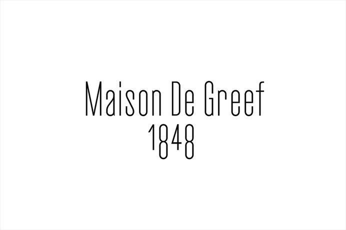 Logotype by Base Design for high-end jewellery brand, expert watchmaker and retailer Maison De Greef 1848