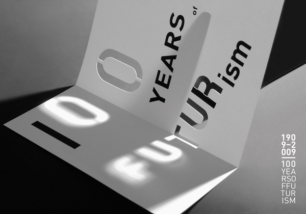 100 years of futurism posters on Behance #craft