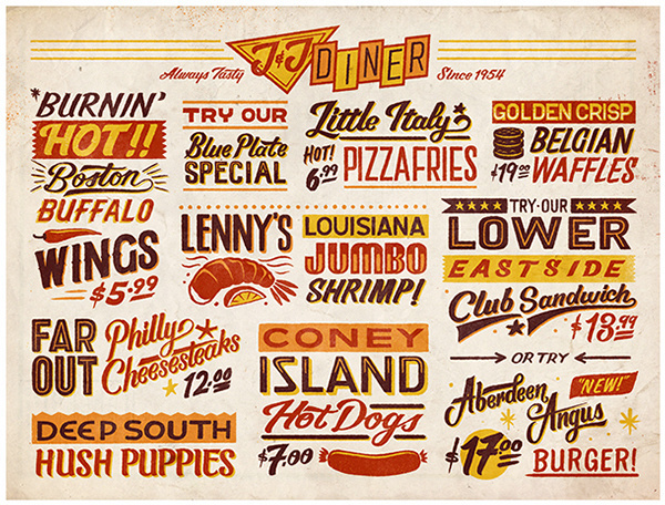 Joseph & Joseph on Behance #type #menu #typography