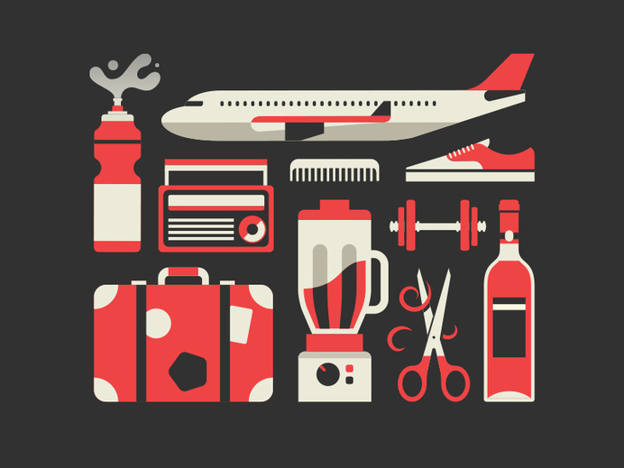 Leisure Time Icons #icon #sign #picto #illustration #symbol
