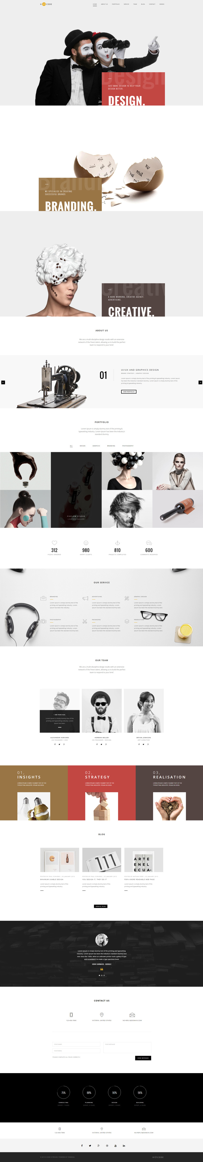 H-Code #Responsive & #Multipurpose #OnePage and #MultiPage #Template For #Agency by #ThemeZaa http://goo.gl/ygs4kX
