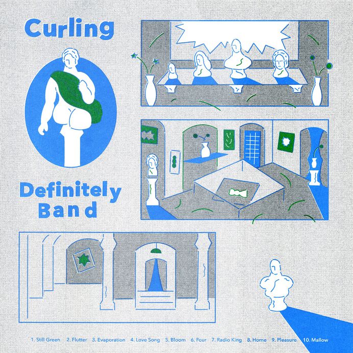 New Project🍷 Curling Album《Definitely Band》Vinyl Print by @odotoo_com