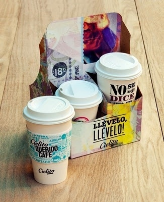 inspire me.... #labels #coffe #cups #sleeve #typography