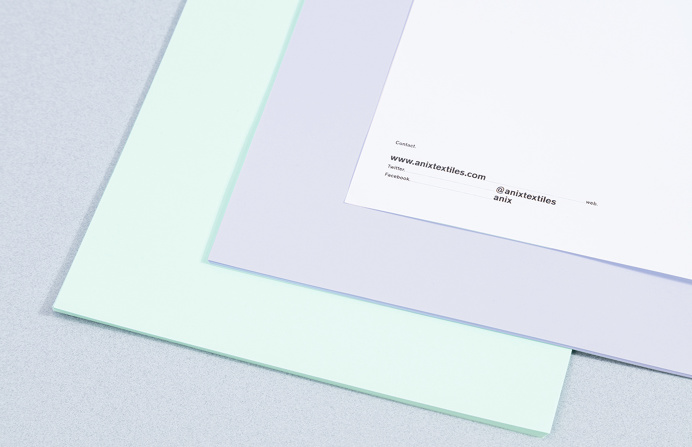 Anix Visionary Textiles branding parametro studio monterrey mexico mindsparkle mag PRINT stationery business card logo logotype corporate de
