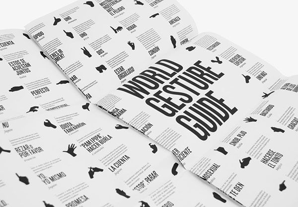 World Gesture Guide on Behance