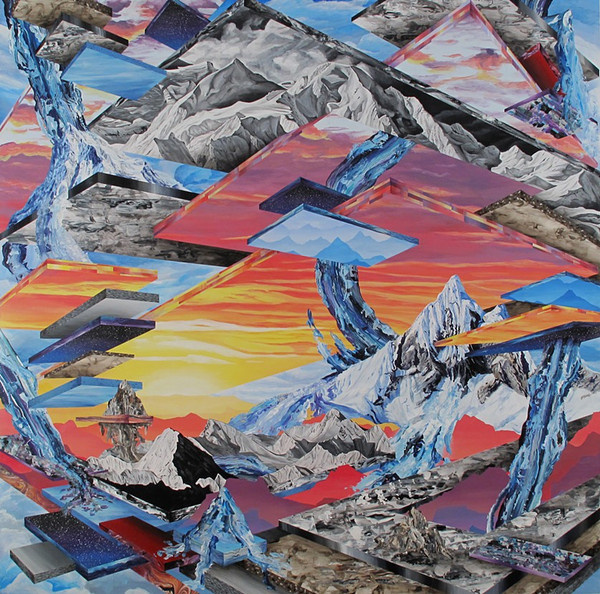 but does it float #abstract #mountain #supernatural #unrealistic #glass #painting #ice #drawing