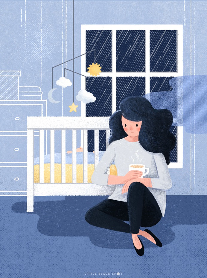Editorial Illustration: A NOSSA GRAVIDEZ on Behance