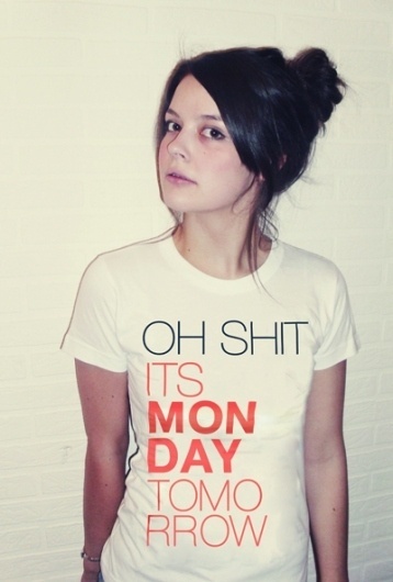 Cute monstR Shop - Graphic Shirt - I hate monday #monday #shirt