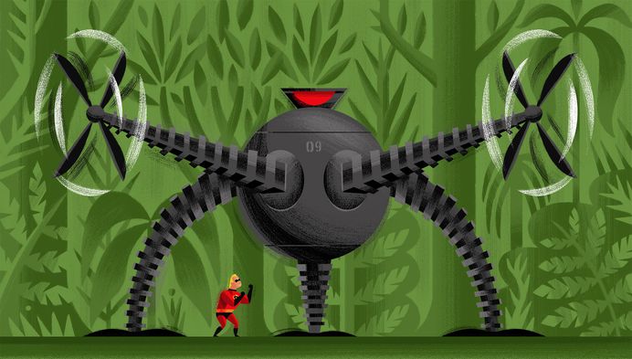 The Incredibles — Invisible Creature