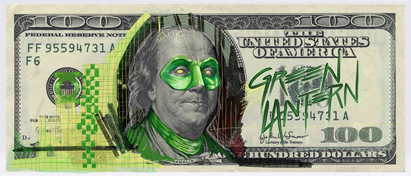 Justice League Of America on Behance #paint #money #superhero