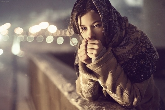 500px / Photo #girl #photo #picture #cold #photograph #bokeh #portrait #female #winter