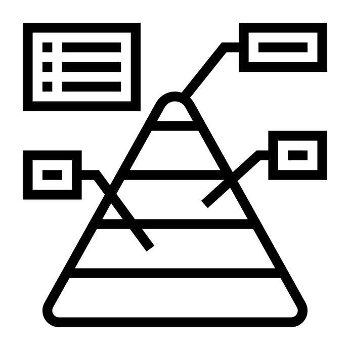 See more icon inspiration related to pyramid, business and finance, pyramid chart, stats, statistics, graph, business and graphic on Flaticon.