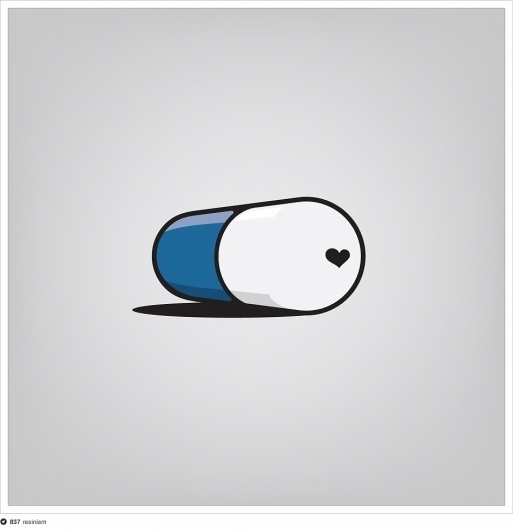 Homage to Katsuhiro Otomo #resinism #akira #illustration #pill #love