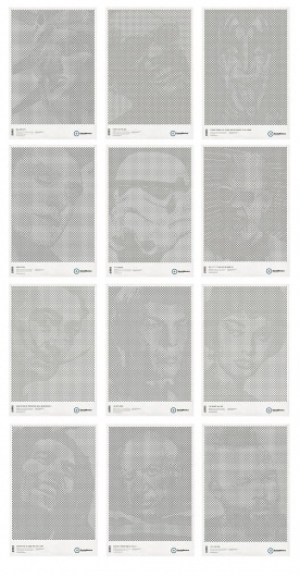 STAR GRID POSTERS '10/11 on the Behance Network #design #graphic #posters