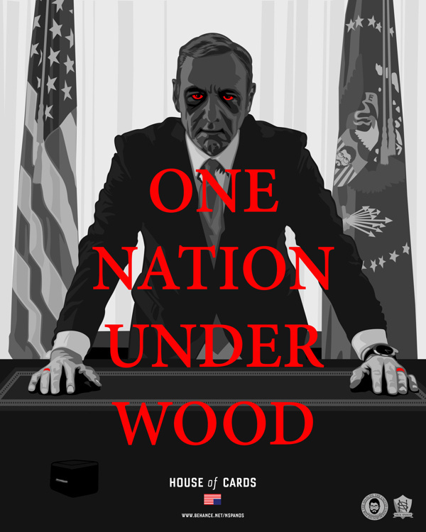 House of Cards #francis #robin #underwood #netflix #wright #of #spanos #poster #house #spacey #kevin #claire #david #cards #nick #mara #fincher #frank #art #fan #kate