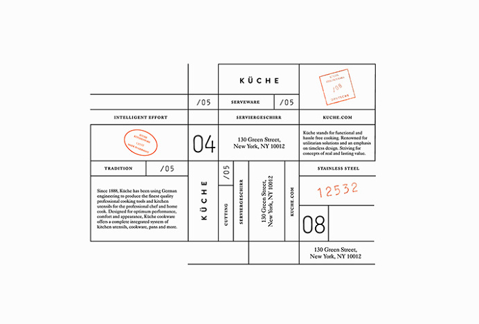 Küche by Rebecca Duff-Smith #graphic #typography
