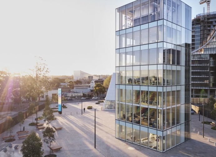 tall glass building