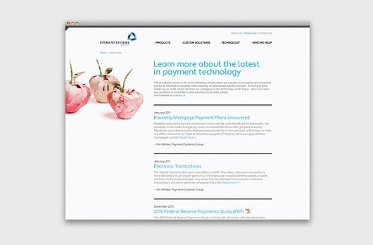 Payment Systems Group on the Behance Network #branding #design #origami #layout #web