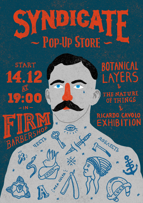 SNDCT pop up store #sndct #orka #illustration #original #syndicate #poster #abo