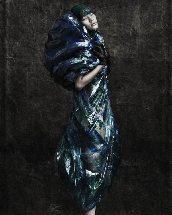 Plastic Zeitgiest to Asian dhoti #fashion #design