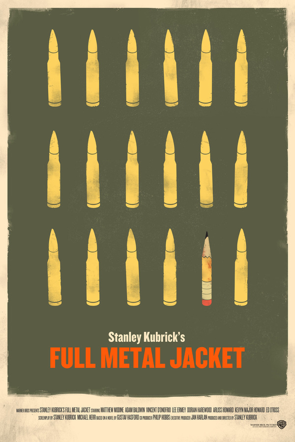 Full Metal Jacket Poster on Behance #poster #film