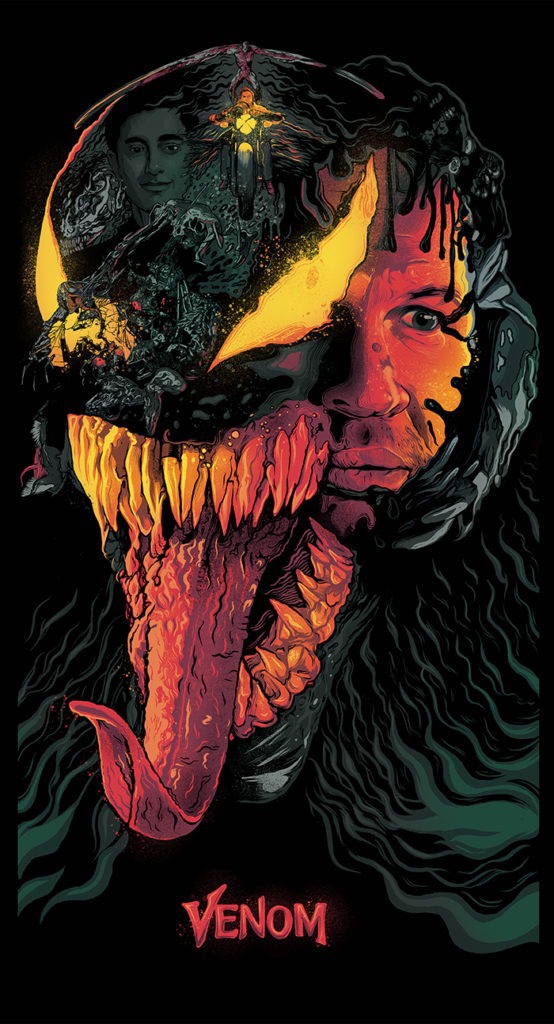Marvel's Venom - Alternate Movie Poster - The Commas #venom #graphicdesign #thecommas #alternativemovieposter #movieposter #marvel