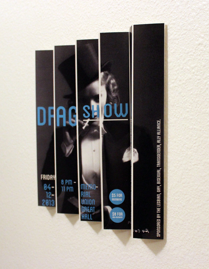 Drag Show Poster - Charles Poulson Graphic Design #show #3d #poster #drag