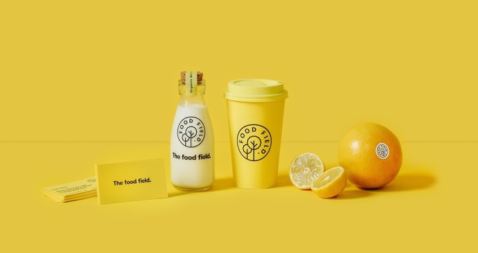 The Food Field store branding corporate design san pedro mexico by parametro studio business card minimal beautiful organic eat shop station