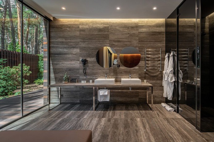 bathroom, YOD Design Lab for Verholy Relax Park, Ukraine