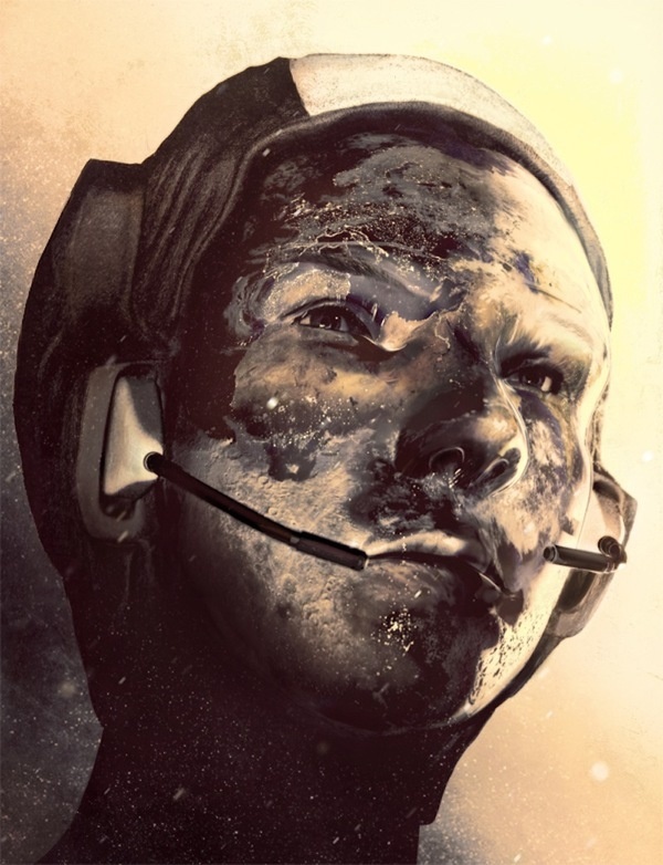 This Illustration of Neil Armstrong has recently been doing the rounds & it's just fantastic. #design #graphic
