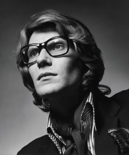 Photography(Yves Saint Laurent, viaÂ musiquegraphique) #yves #portrait #saint #fashion #laurent