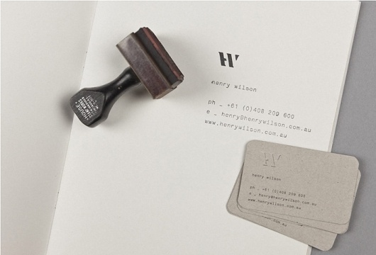 «Maud Design — Henry Wilson» в потоке «Брендинг / Айдентика, Канцелярия, Лукбуки / Каталоги» †#stamp #wilson #maud #design #henry #logo