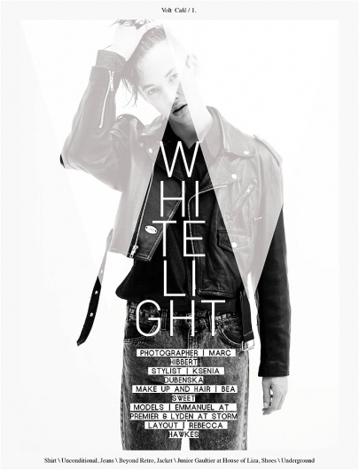 White Light | Volt Café | by Volt Magazine #white #design #graphic #volt #black #photography #art #and #fashion #layout #magazine #typography