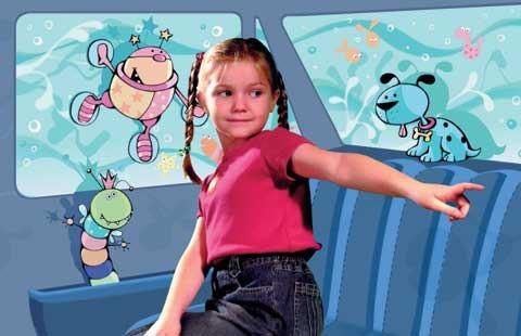 Live action and animation mix it up for the adventures of a young girl and her three toys in Are We There Yet? © Siriol Prods.