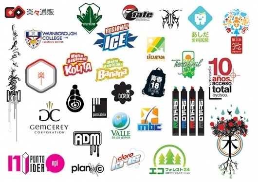 Hecho en Venezuela y Japón on the Behance Network #logos #marks #corporative #graphic #colors #identity #logo #deisgn