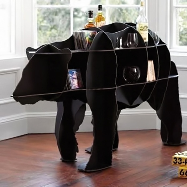 Iron Joe Polar Bear Bookcase #tech #flow #gadget #gift #ideas #cool