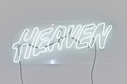 Grey Area | HEAVEN, 2011 #sign #james #anthony #art #neon