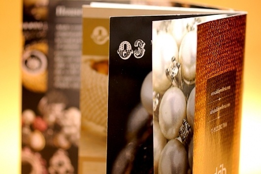 Adah Jewelleria on the Behance Network #invite #branding #design #graphic #book #adah #identity #jewelry #gold #brochure