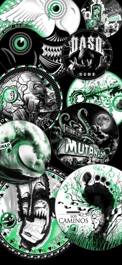 EMPP Graphics » Blog Archive » Connaisseur Recordings #labels #maximilian #vinyl #pfisterer #illustration