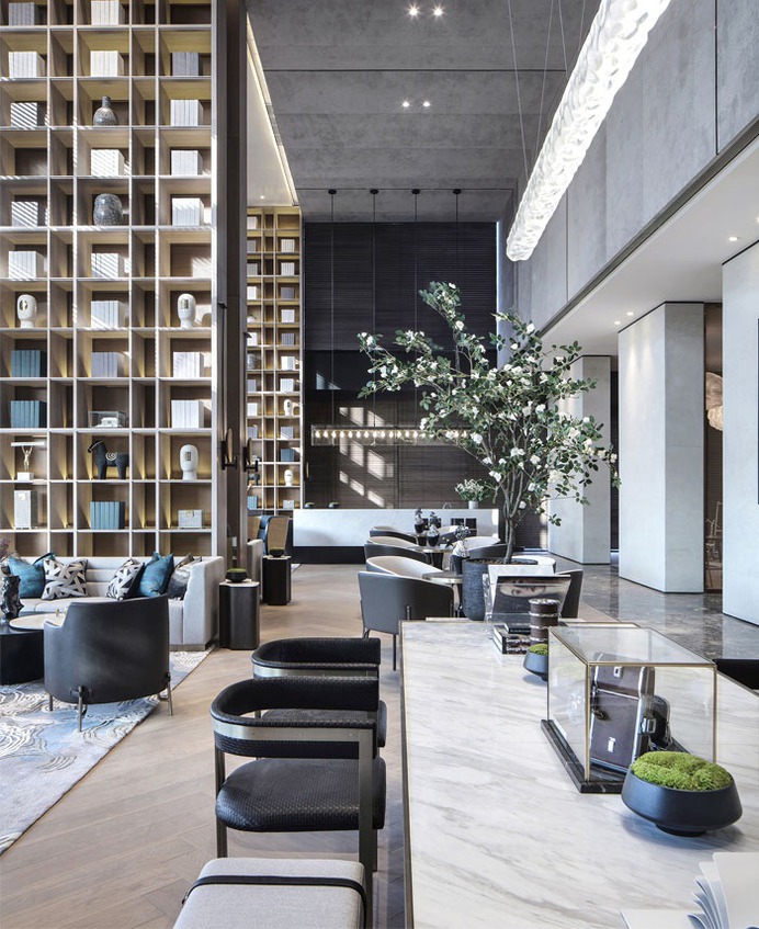 Ruyuan Sales Center by One-Cu Interior Design Lab - InteriorZine