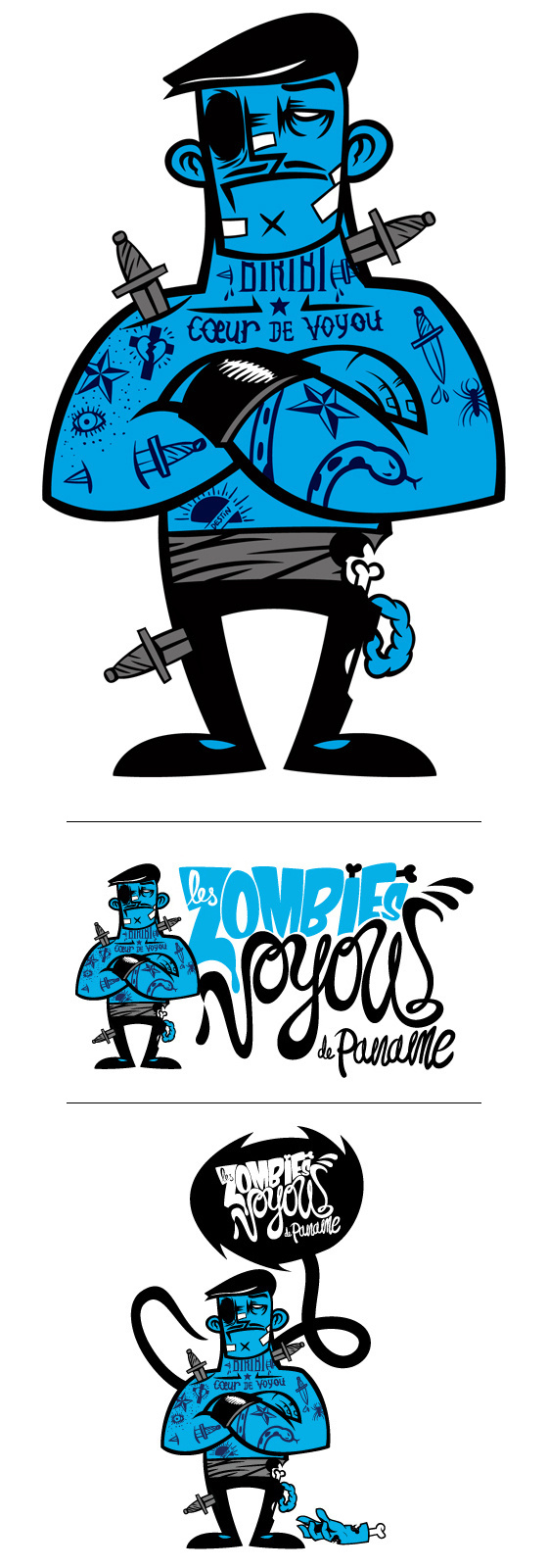 zombiegangmeka #vector #design #illustration #zombie #character