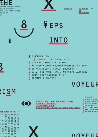 ReVision Arts Gallery #voyeurism #revision #design #graphic #rui #exhibition #arts #ribeiro #poster