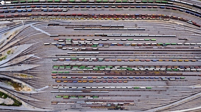 Aerial train photo #train #aerial #photo #birds #eye