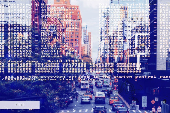 Glitch Effect Video Overlays