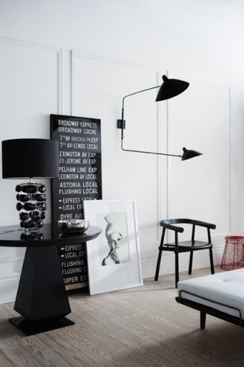 antonia magdalena #interior #white #design #black #and #decoration #deco
