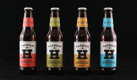 Harbour Brewing Co. #beer #bottle #label #packaging