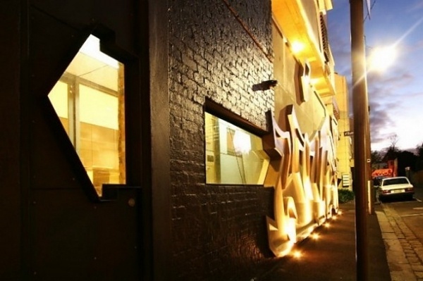 Graffiti and Architecture - Together in a Modern Building