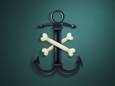 Dribbble - Anchor by Rasmus Stenbergh #illustration #photoshop
