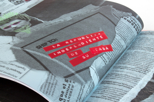 Art Chantry : Shut Up - The exhibition #punk #red #fanzine #branding #merch #design #exhibition #identity #vintage #envelope #art #chantry #collage